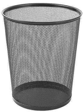 Kraf Çöp Kovası File Siyah 12 Lt 540g
