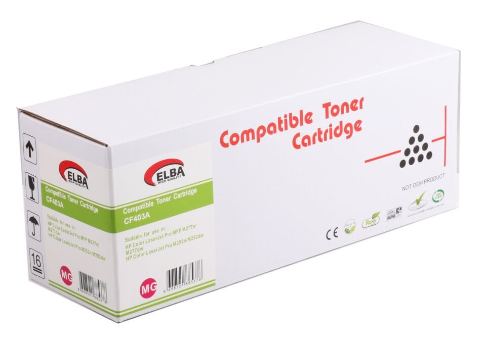 Basic Hp Cf403a Kırmızı Muadil Toner 201a M227-m252