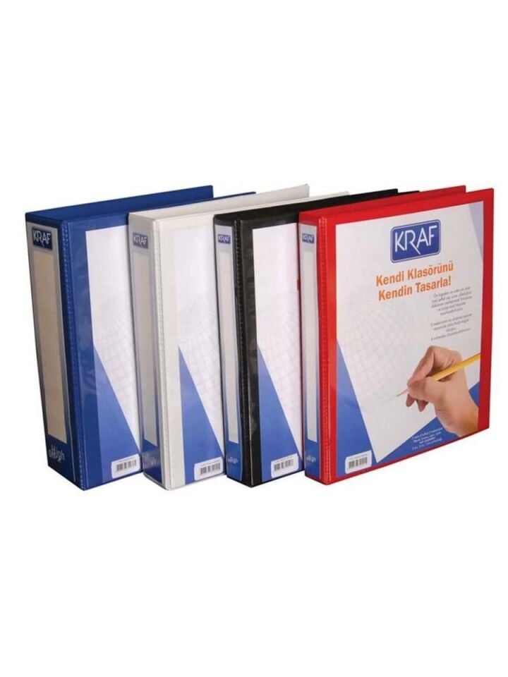 Kraf D Mekanizmalı 3cm 2 Halka Klasör Mavi 1032