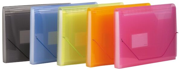 Kraf Körüklü Dosya 13 Cep Lastikli Pembe F4302