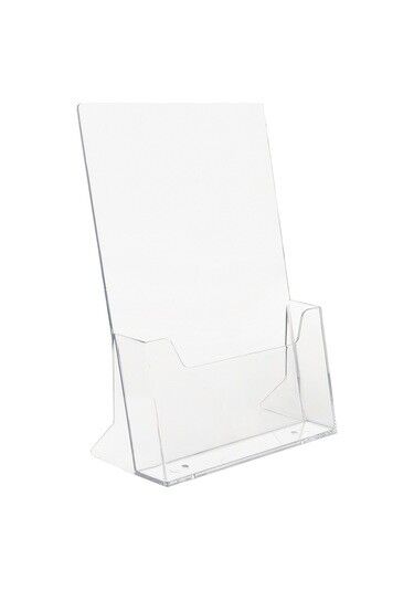 Snapper Masa Üstü Broşürlük A4 Şeffaf Tek Gözlü