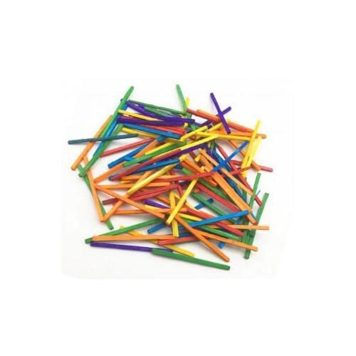 Puti Ahşap Kibrit Çöpü Renkli 200'lü Pt-00954
