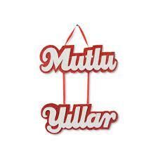 Nedi 15212 Strafor 2 Parça Askılı Mutlu Yıllar