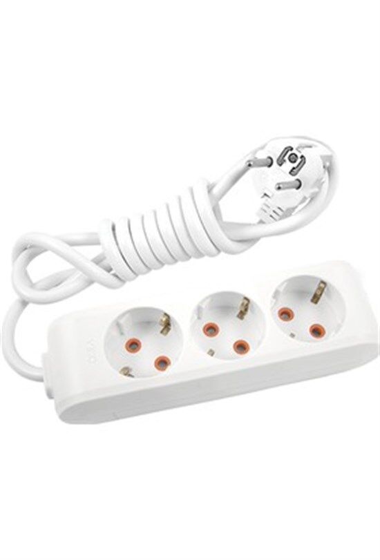 Viko Multi-let 3lü 3mt Topraklı Kablolu (90113303)