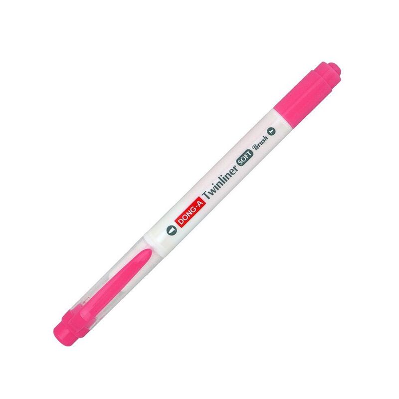Dong-a Fosforlu Kalem Twinliner Soft Fırçalı Fuşya No:69 231969
