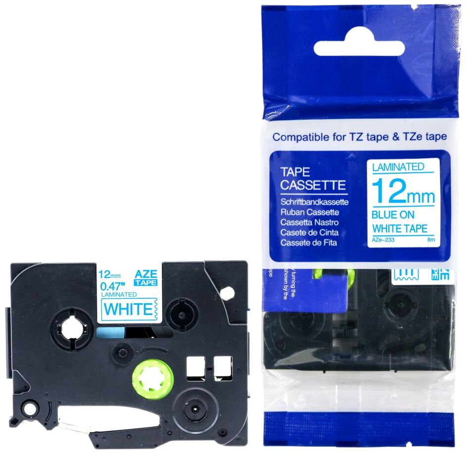 Krt-muadil Aze-233 12 Mm Beyaz Üzerine Mavi Lamina 8 Metre