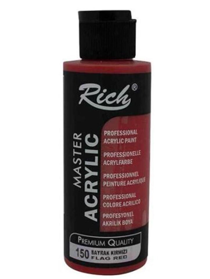 Rich Master Akrilik Boya 120 Cc Bayrak Kırmızı Akr-120-150