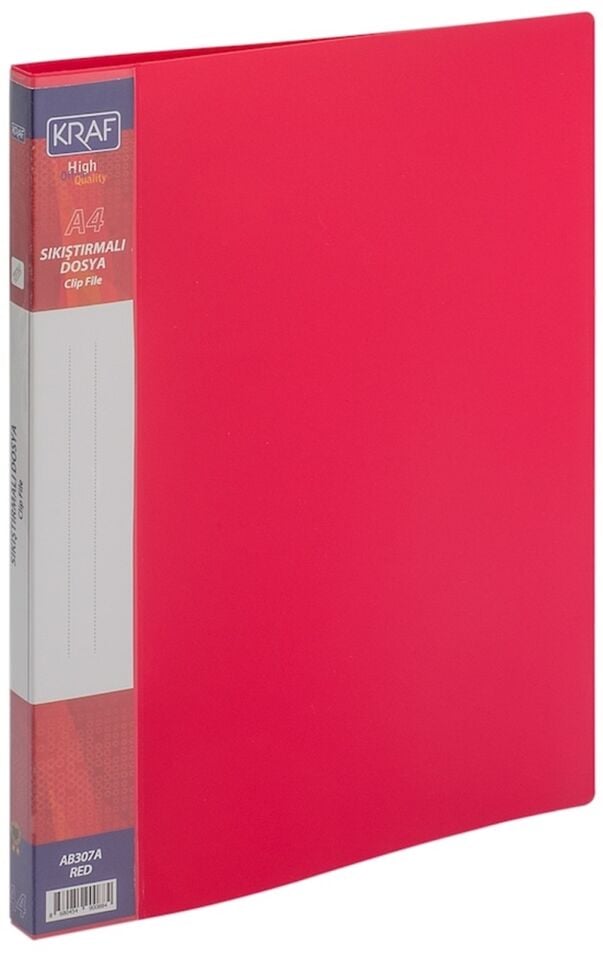Kraf Sıkıştırmalı Dosya Kırmızı Ab307a