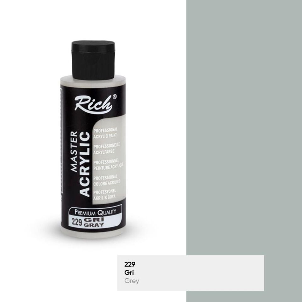 Rich Master Akrilik Boya 120 Cc Gri Akr-120-229