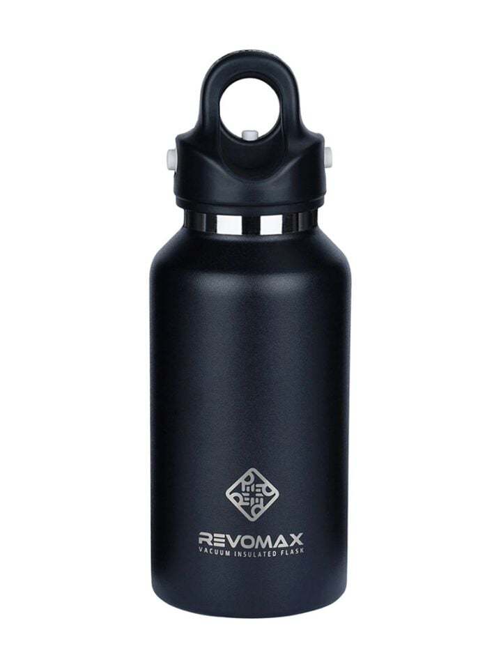 Vagonlife Revomax Paslanmaz Çelik 355 Ml Matara Siyah 12 Oz