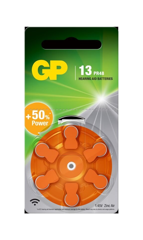 Gp Za13 1.4v Düğme Kulaklık Pili 6'lı Paket