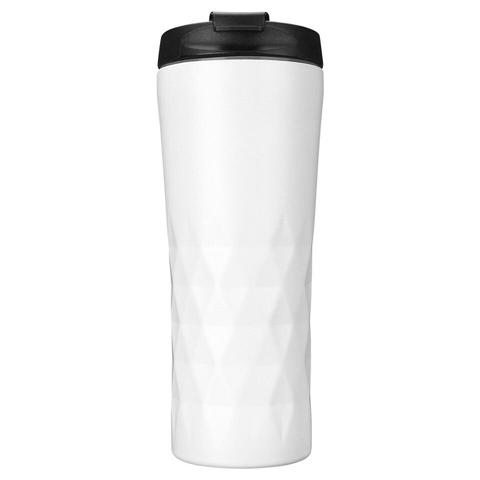 S-link Sl-tm1972b Mat Beyaz 500 Ml Iç 304 Dış 201 Paslanmaz Çelik Termos Kupa