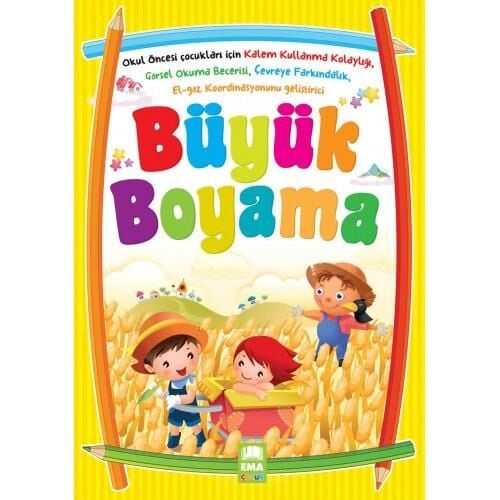 Ema Çocuk Büyük Boyama Kitabı Serisi K001 605-9657-01-3