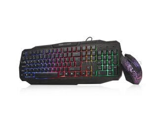 Dark Elite Force Gkm1000 Rgb Aydınlatmalı Türkçe Q Oyuncu Klavye & Mouse Set