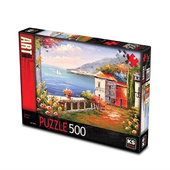 Ks Games Puzzle 500 Parça Garden & Sea/ Jin Park 11377