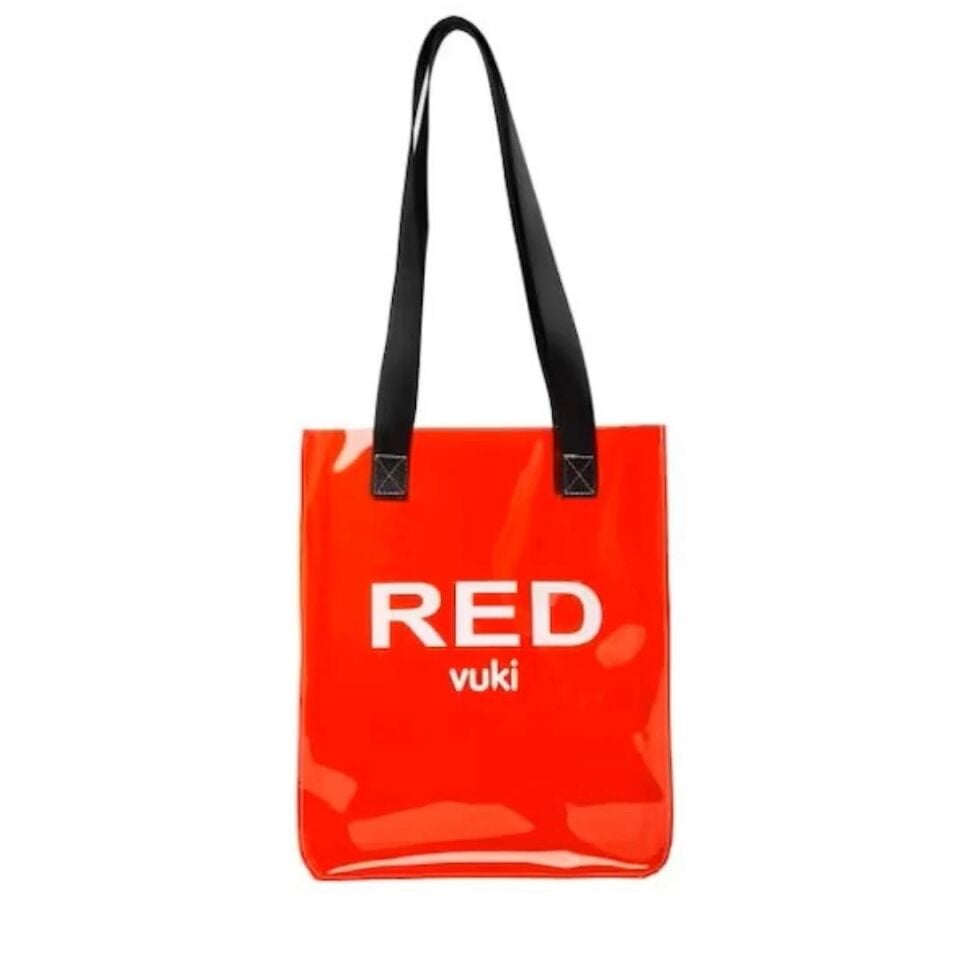 Vuki Şeffaf Kırmızı El Ve Plaj Çantası Vk-00103-7