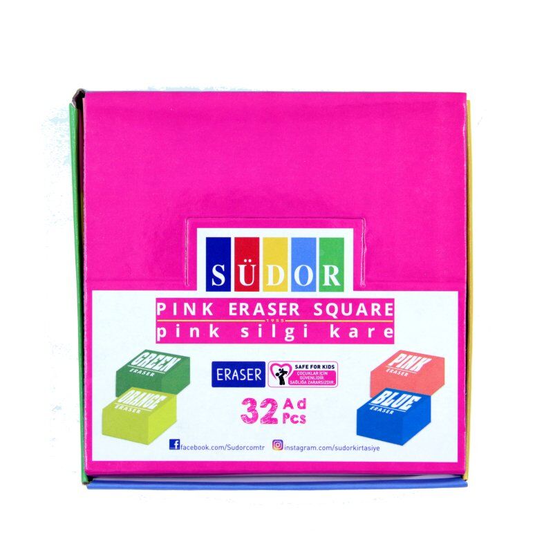 Südor Pink Silgi Kare 32 Li Er08