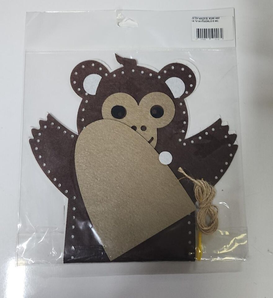 Kiddy Keçe El Kuklası Hayvan Figürlü 0061