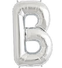 Nedi Party Marty Folyo Harf Balon 40'' Gümüş(b)