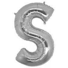 Nedi Party Marty Folyo Harf Balon 40'' Gümüş (s)