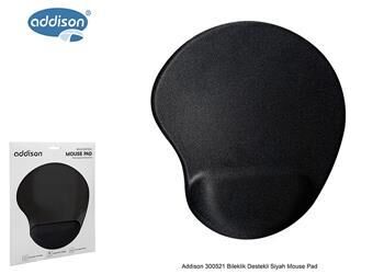 Addison Mouse Pad Jel Bilek Destekli Siyah 300521