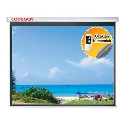 Codegen Ex-20 200x200 Motorlu Projeksiyon Perdesi