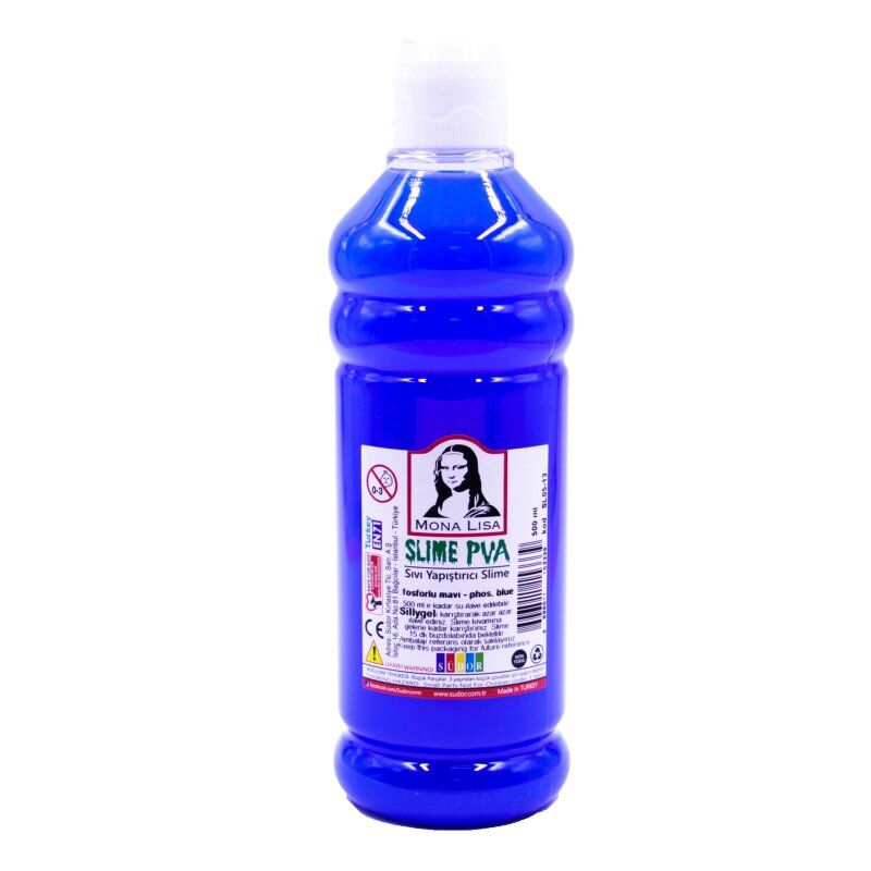 Monalisa Sıvı Slime 500 Ml Fosforlu Mavi Sl05-13