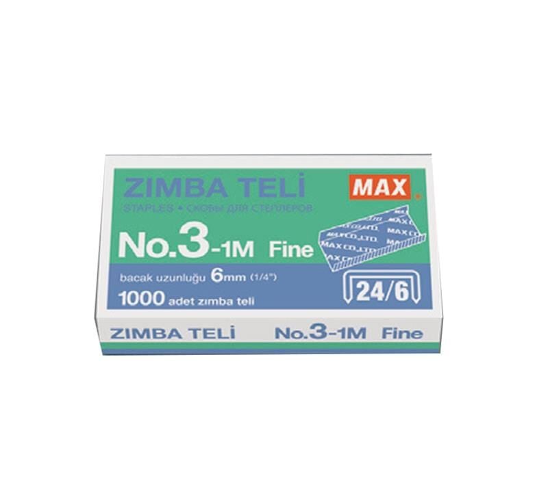 Max Zımba Teli 24/6 Beyaz No:3-1m Fine 4007 600 302