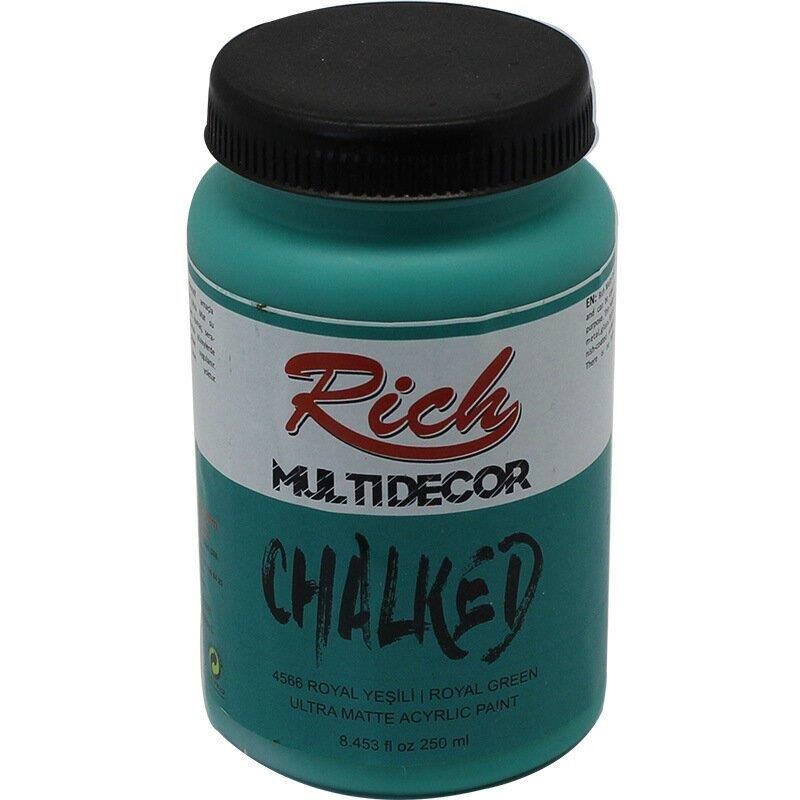 Rich Multi Decor Chalked 250 Cc Royal Yeşili Mdc-250-4566