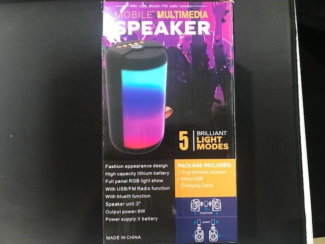 Portable Ms-2202bt Şarjlı-sd-usb Bluetooth Rgb Spekaer