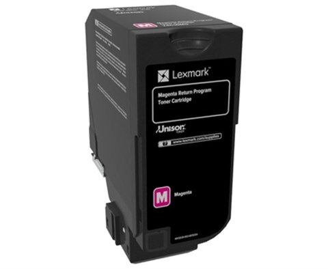 Lexmark Toner 3.000 Sayfa Magenta Kırmızı 74c50m0