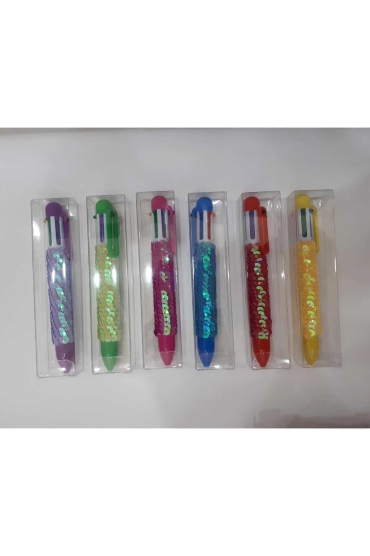 Kahraman Tükenmez Kalem 6 Renkli Pullu Kf12024