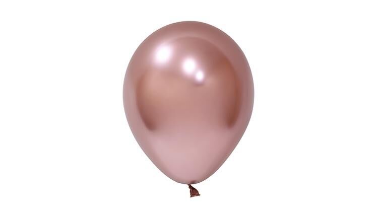 Balonevi 12'' Krom Balon Rose Gold 50'li