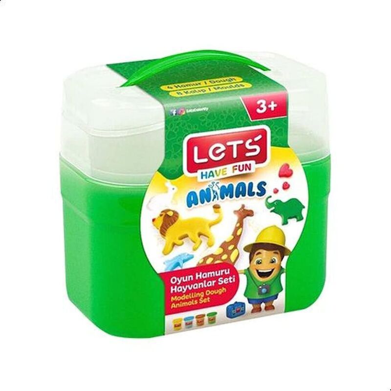 Lets Oyun Hamuru Hayvanlar Seti L8498