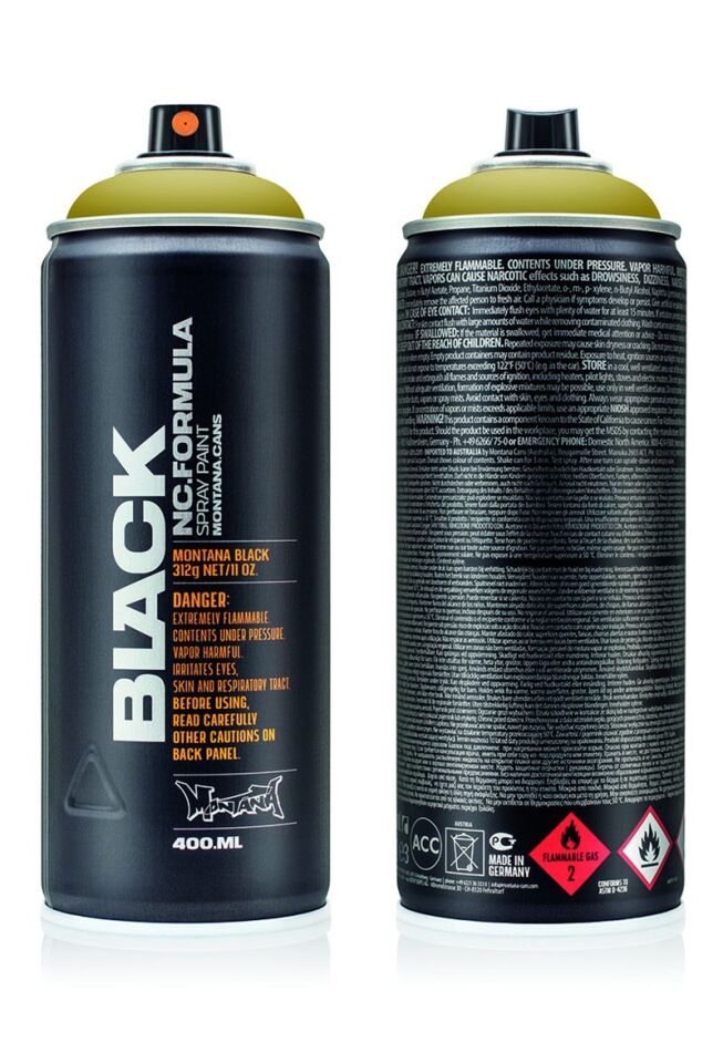 Montana Black Sprey Boya 400ml Delhi Blk1130 Lv-mo-386350