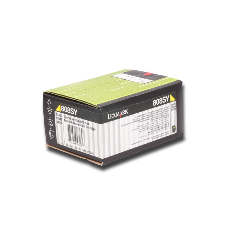 Lexmark Toner 1.000 Sayfa Yellow Sarı 80c80y0