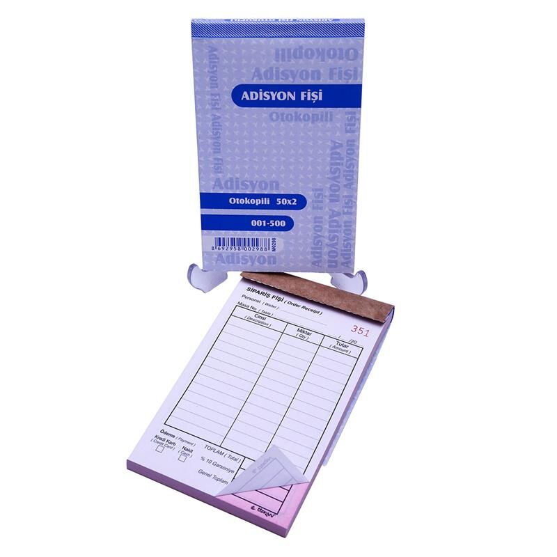 Armat Adisyon Otokopılı Numaralı 50*2 Nusha Bm564
