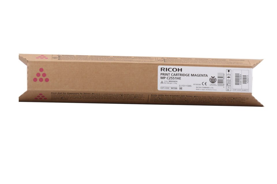 Ricoh Mp C2551 Magenta Kırmızı Orjinal Fotokopi Toneri Mp C2030-2050-2051-2530-2550 9.500 Sayfa