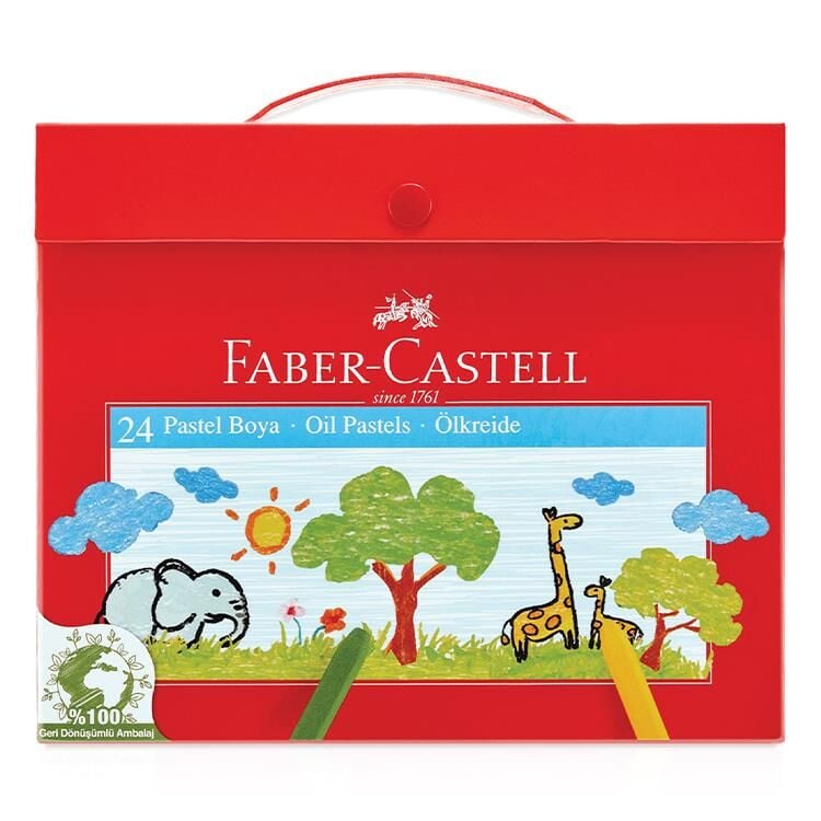 Faber Castell Pastel Boya 24'lü Çantalı 5282000002000