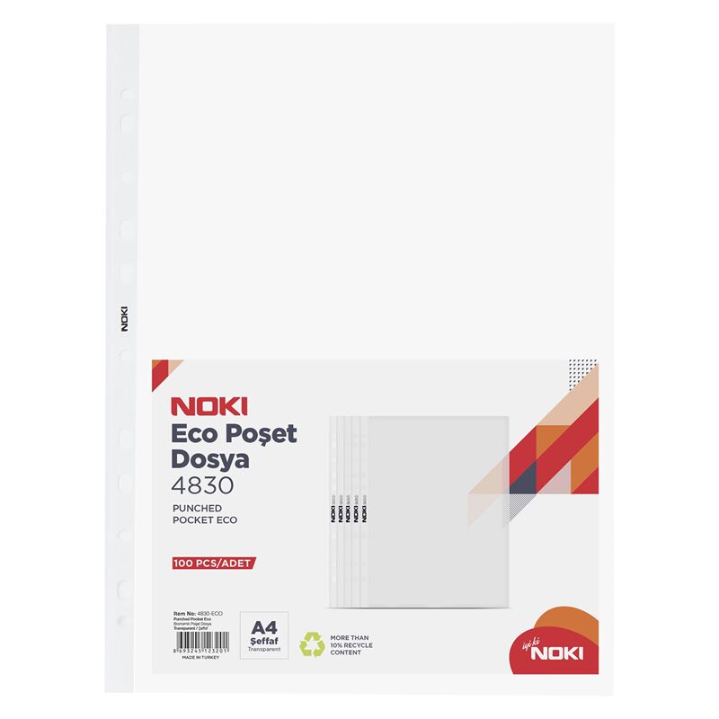 Noki Poşet Dosya 100'lü Economik 4830-eco