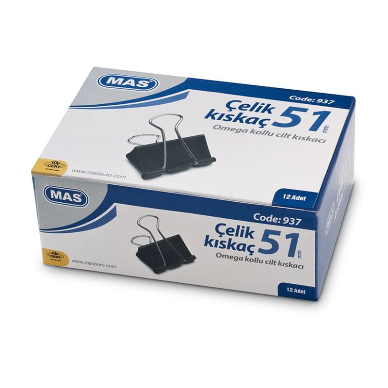 Mas Omega Çelik Kıskaç 51 Mm -siyah- 937