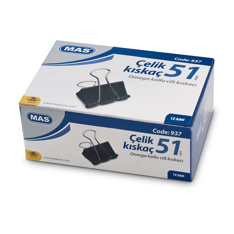 Mas Omega Çelik Kıskaç 51 Mm -siyah- 937