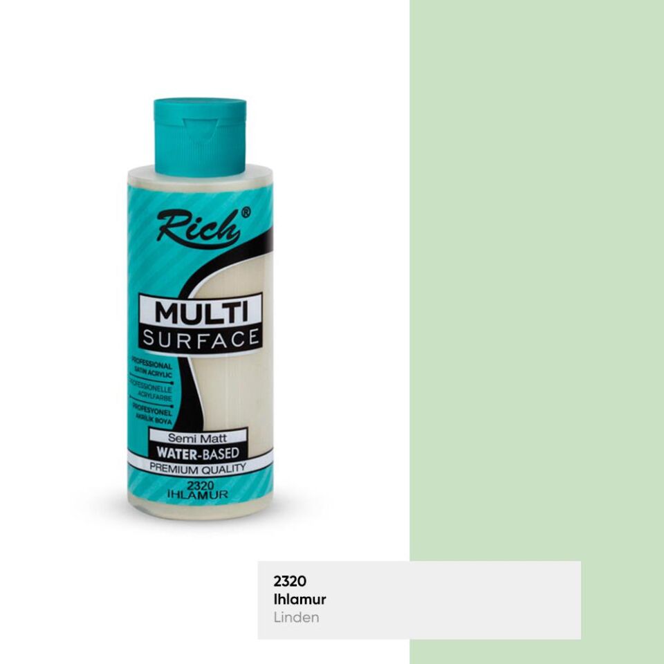 Rich Multi Surface Akrilik Boya 120 Cc Ihlamur Mls-120-2320