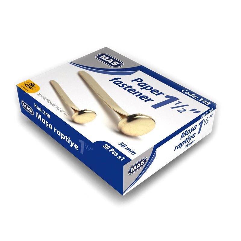 Mas Maşa Raptiye 38 Mm No: 9 Metal 348