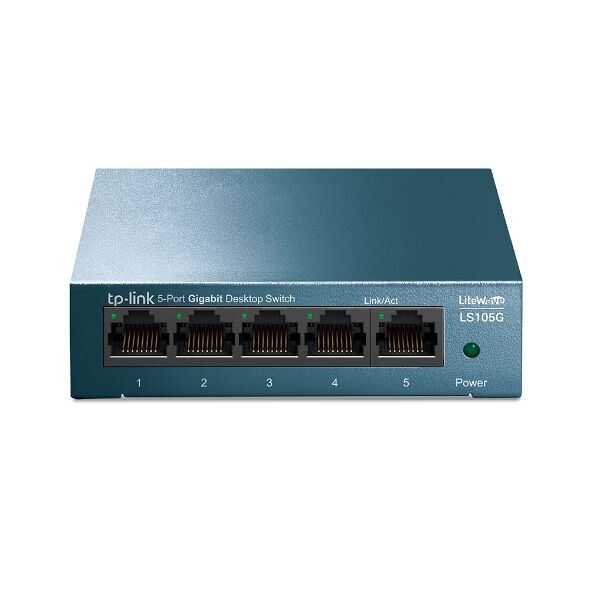 Tp-link Ls105g 5 Port 10-100-1000 Mbps Switch Metal Kasa