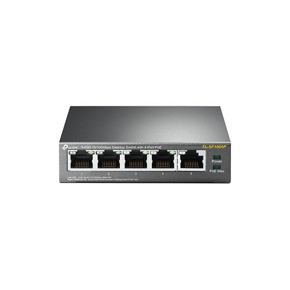 Tp-link Tl-sf1005p 5 Port 4 Port Poe+ 10-100 Mbps Switch Çelik Kasa