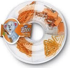 Mas Zoo Ataş/kıskaç/raptiye Yuvarlak Kutu Turuncu 620