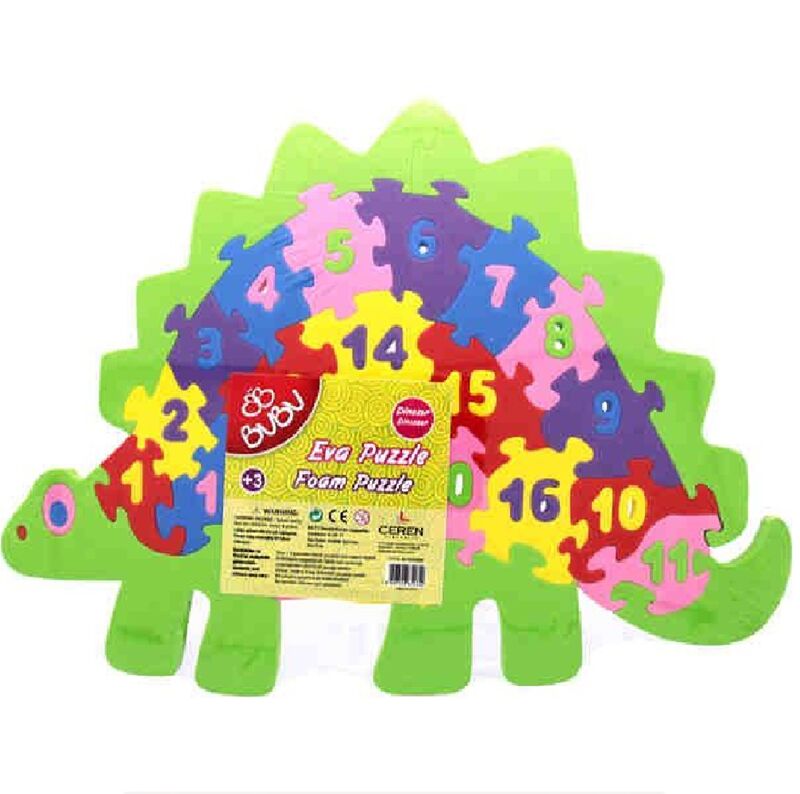 Bu-bu Eva Puzzle Dinazor Rakamlar 00090
