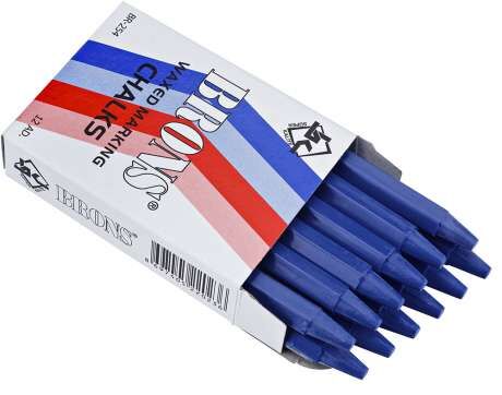 Brons Yağlı Tebeşir 12'li Mavi Br-254