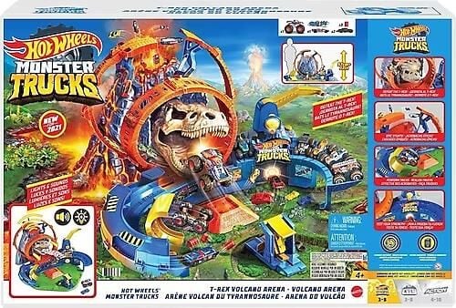 Hot Wheels Monster Trucks Volkanik Alanda Macera Mtl-gyl14